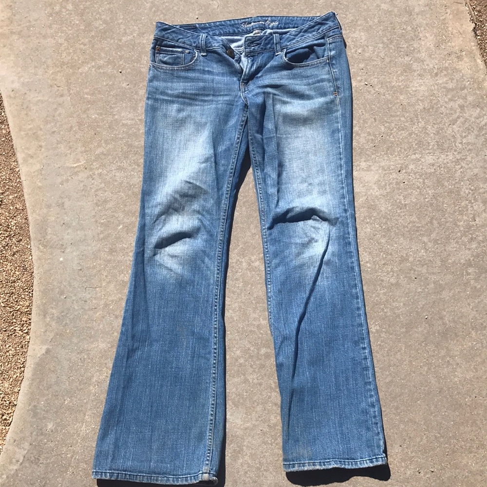 Long Size 8 Flare Jeans
